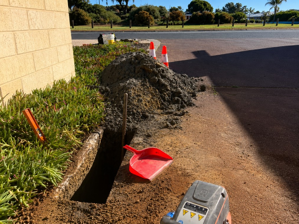 Underground Water Leak Located at Bunbury Unit Complex